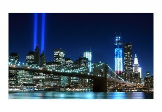 Fotótapéta - WTC helye kivilágítva New York-ban