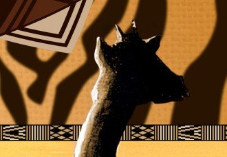 Kép - Afrikai naplemente zsiráfokkal 2