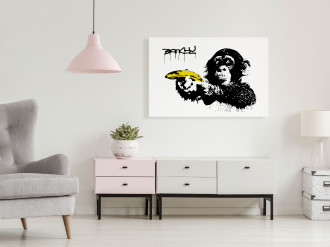 Kép - Banksy: Majom banánnal
