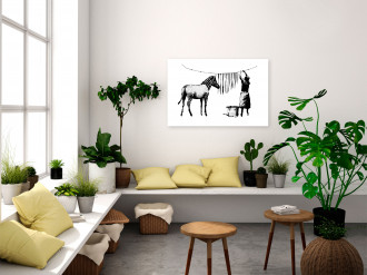 Kép - Banksy: Zebra mosása