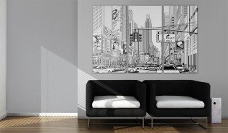 Kép - Black & white comic style