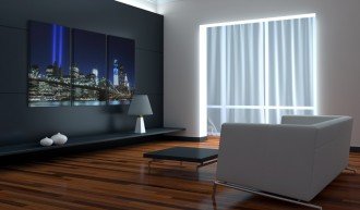 Kép - Blue lights in New York