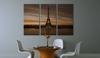Kép - Eiffel Tower at dusk