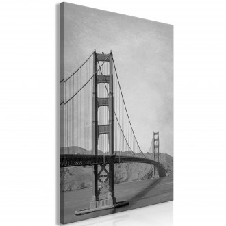 Kép - Fekete-fehér Golden Gate híd