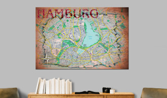 Kép - Hamburg térképe