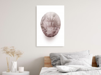 Kép - Keep Life Simple- felirattal
