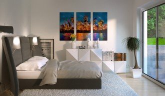 Kép - Mad city - triptych