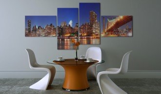 Kép - Night panorama - NYC