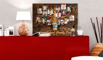 Kép parafán - Family Tree [Corkboard]