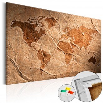 Kép parafán - Paper Map [Cork Map]