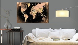 Kép parafán - Planet Earth [Cork Map]