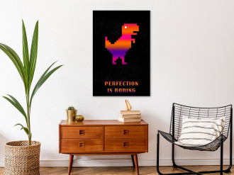 Kép - Perfection Is Boring felirattal