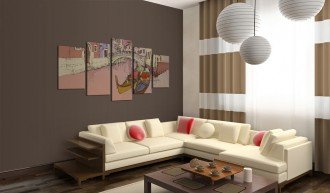 Kép - Romantic gondolas - 5 pieces