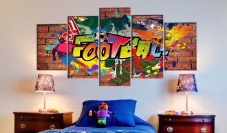 Kép - soccer (graffiti)