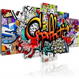 Kép - Színes graffiti