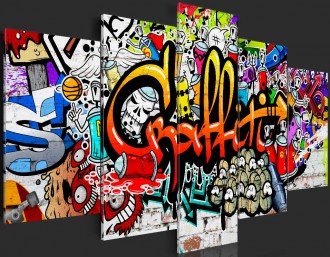 Kép - Színes graffiti