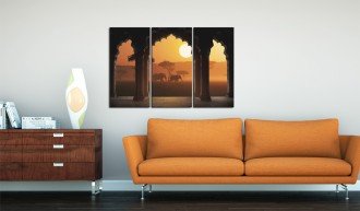 Kép - The tranquillity of Africa - triptych