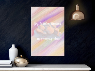 Kép - Try to Be a Rainbow- felirattal