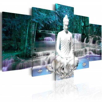 Kép - Ülő Buddha a vízesésnél 2