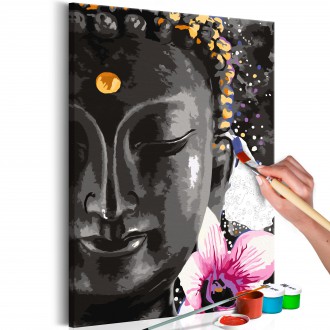 Kifestő - Buddha virággal