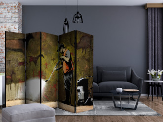 Paraván - Barlang festés (Banksy) II