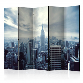 Paraván - Kék New York II