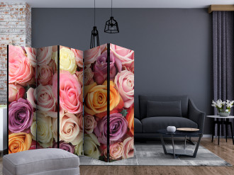 Paraván - Pasztell rózsák II