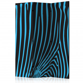 Paraván - Türkiz zebra minta
