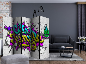 Paraván - Városi dzsungel - graffiti II
